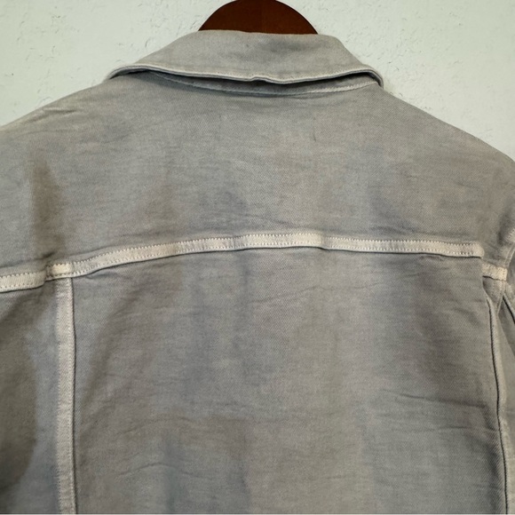 Men's J Brand Gray Heavy Greywash Denim Jacket Classic Design - Picture 10 of 12